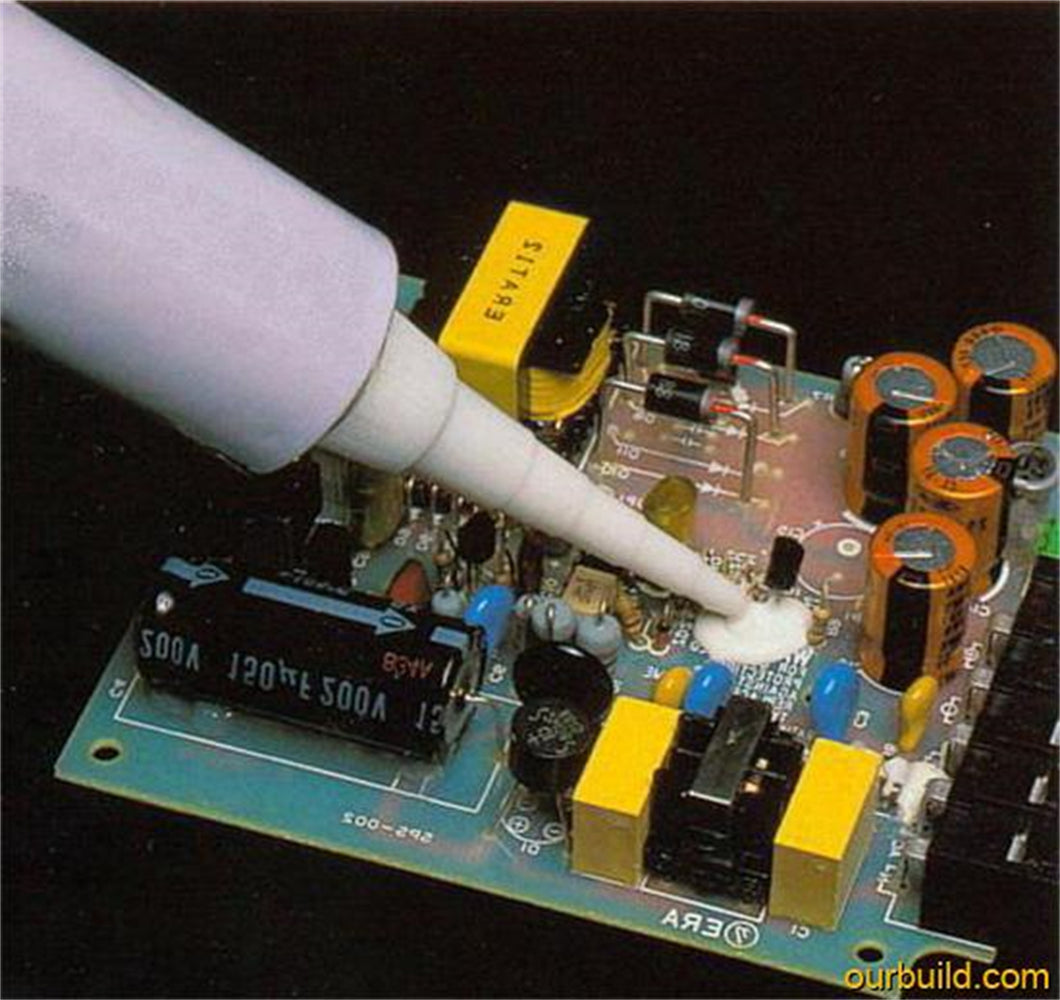 Electronic silicone adhesive